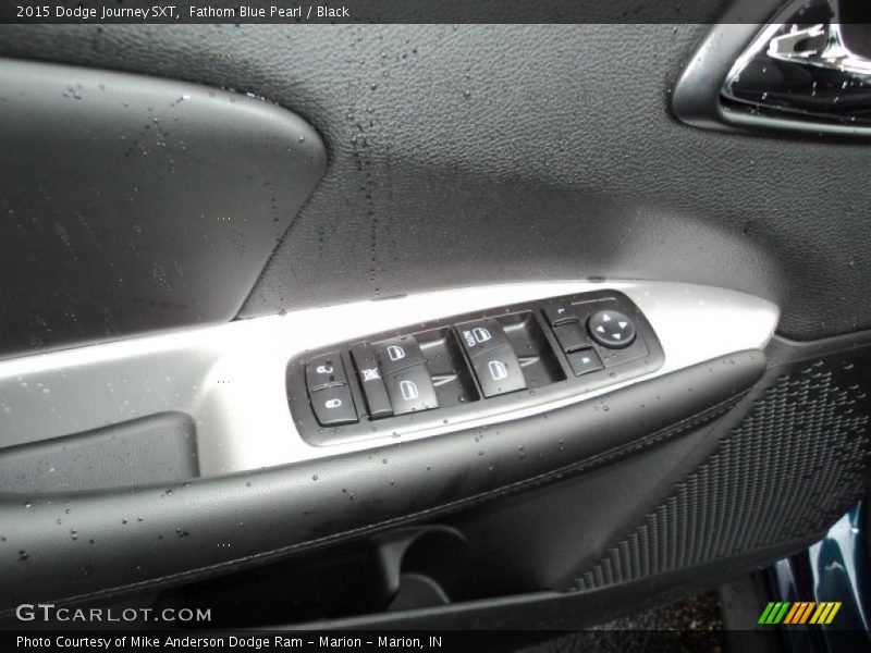 Fathom Blue Pearl / Black 2015 Dodge Journey SXT