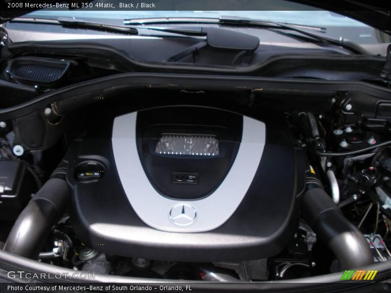 Black / Black 2008 Mercedes-Benz ML 350 4Matic