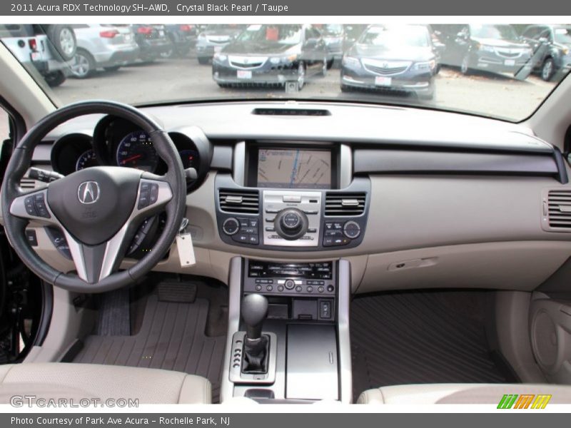 Crystal Black Pearl / Taupe 2011 Acura RDX Technology SH-AWD