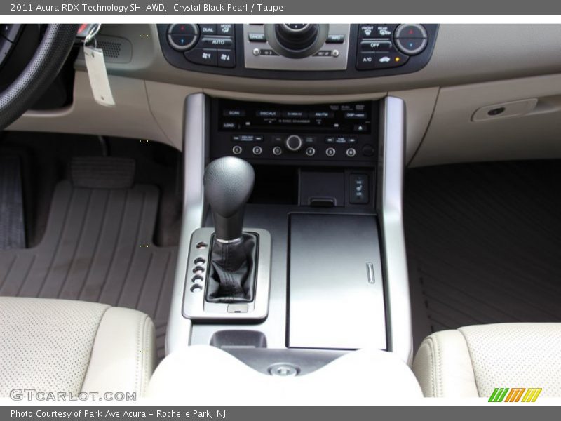 Crystal Black Pearl / Taupe 2011 Acura RDX Technology SH-AWD