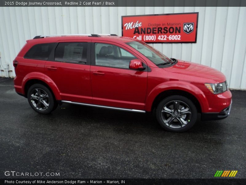 Redline 2 Coat Pearl / Black 2015 Dodge Journey Crossroad