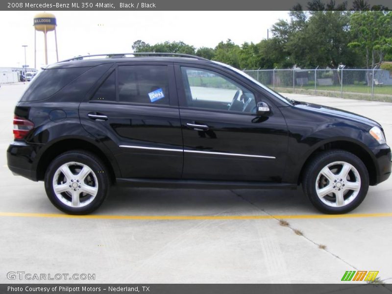 Black / Black 2008 Mercedes-Benz ML 350 4Matic