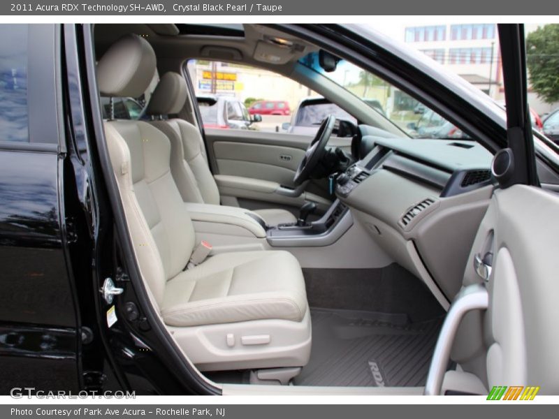 Crystal Black Pearl / Taupe 2011 Acura RDX Technology SH-AWD