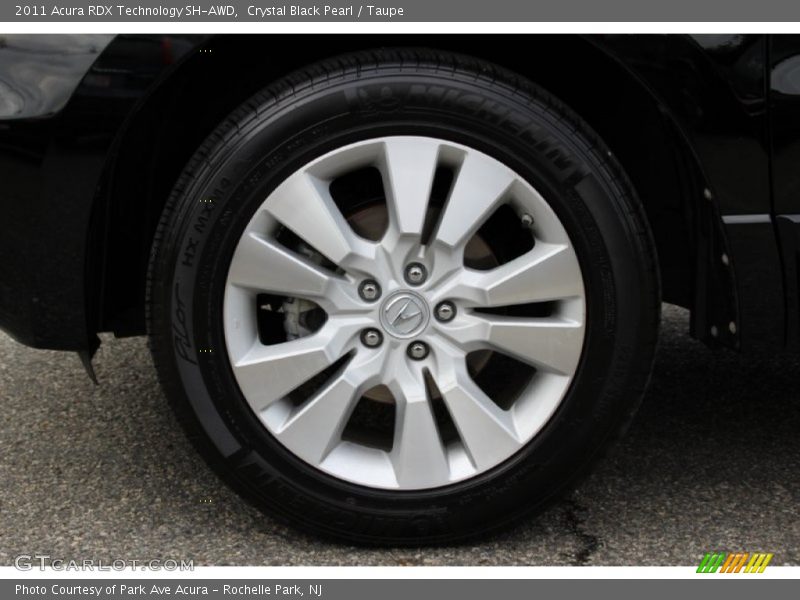 Crystal Black Pearl / Taupe 2011 Acura RDX Technology SH-AWD
