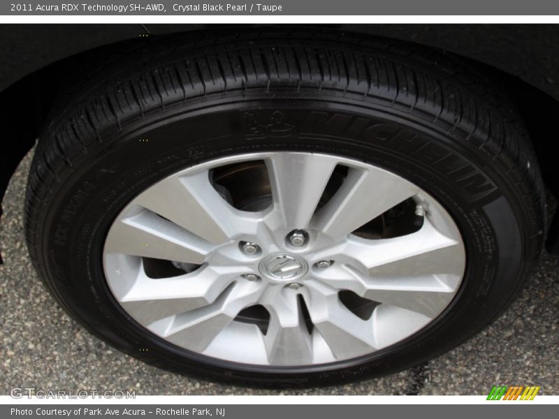 Crystal Black Pearl / Taupe 2011 Acura RDX Technology SH-AWD