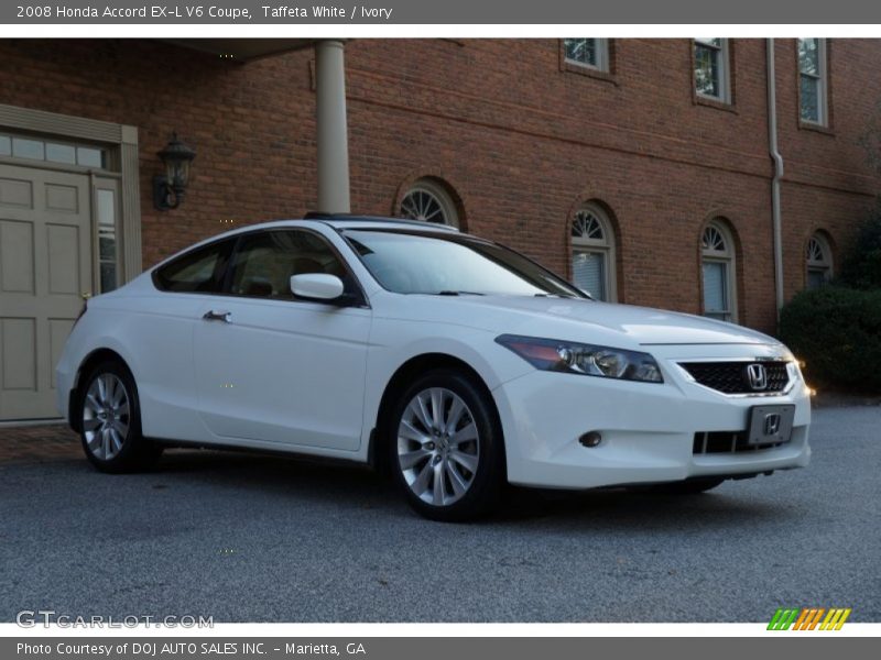 Taffeta White / Ivory 2008 Honda Accord EX-L V6 Coupe