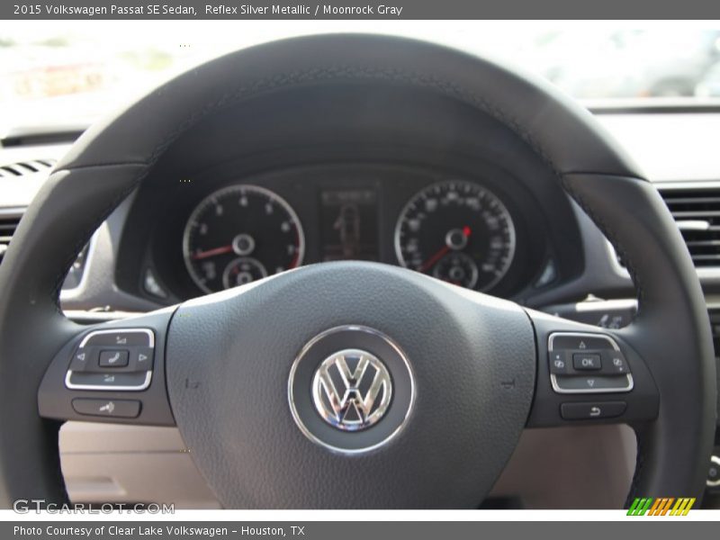 Reflex Silver Metallic / Moonrock Gray 2015 Volkswagen Passat SE Sedan