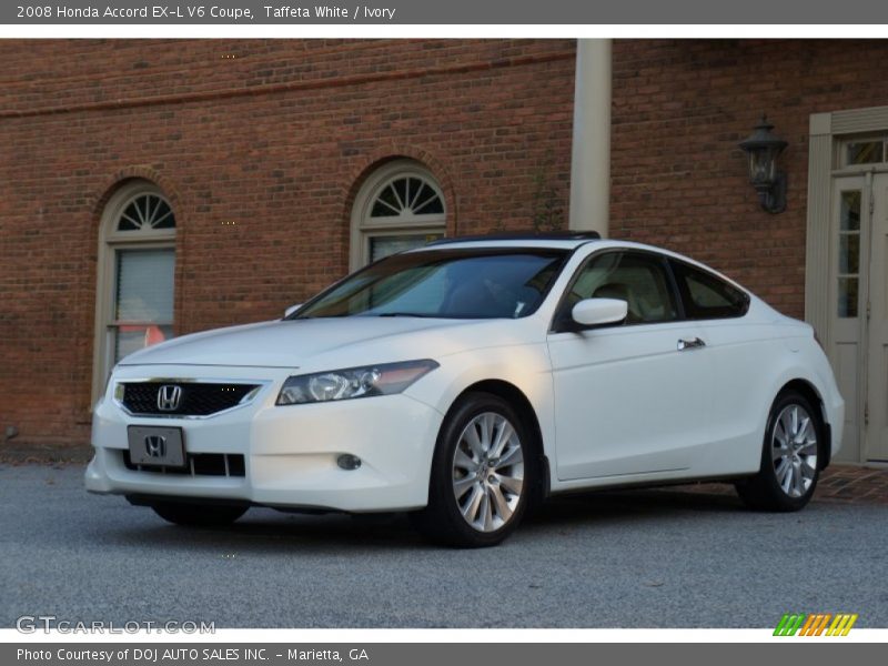 Taffeta White / Ivory 2008 Honda Accord EX-L V6 Coupe