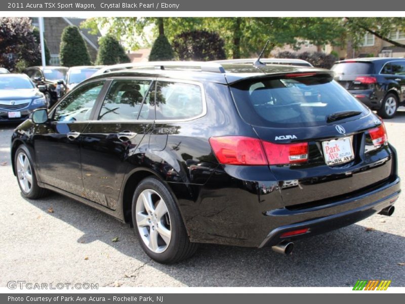 Crystal Black Pearl / Ebony 2011 Acura TSX Sport Wagon