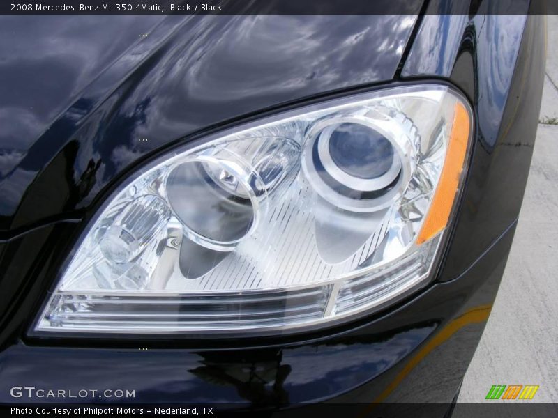 Black / Black 2008 Mercedes-Benz ML 350 4Matic