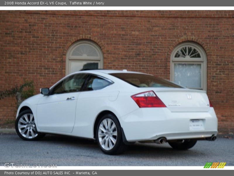 Taffeta White / Ivory 2008 Honda Accord EX-L V6 Coupe