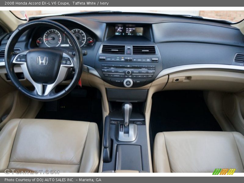 Taffeta White / Ivory 2008 Honda Accord EX-L V6 Coupe