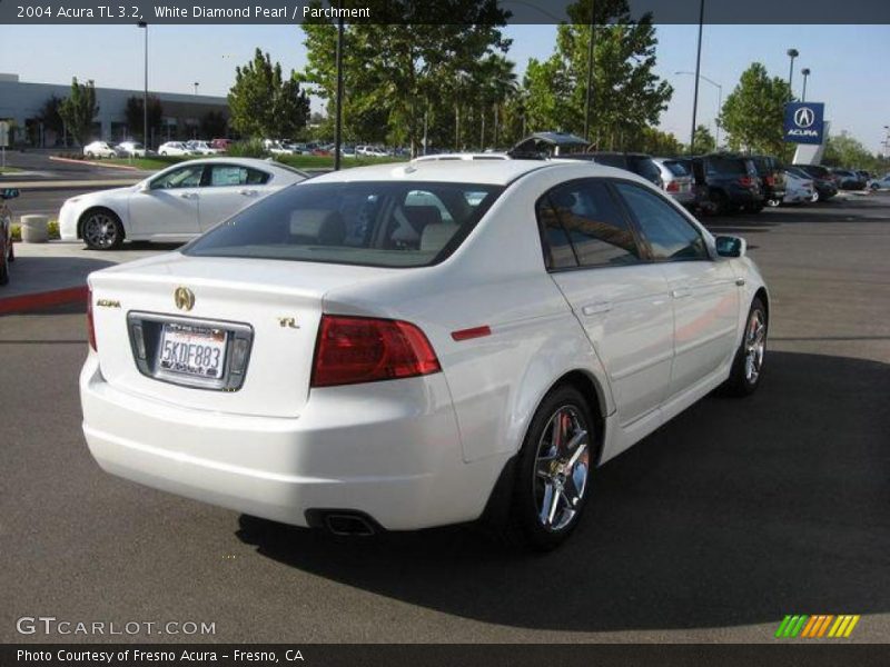 White Diamond Pearl / Parchment 2004 Acura TL 3.2