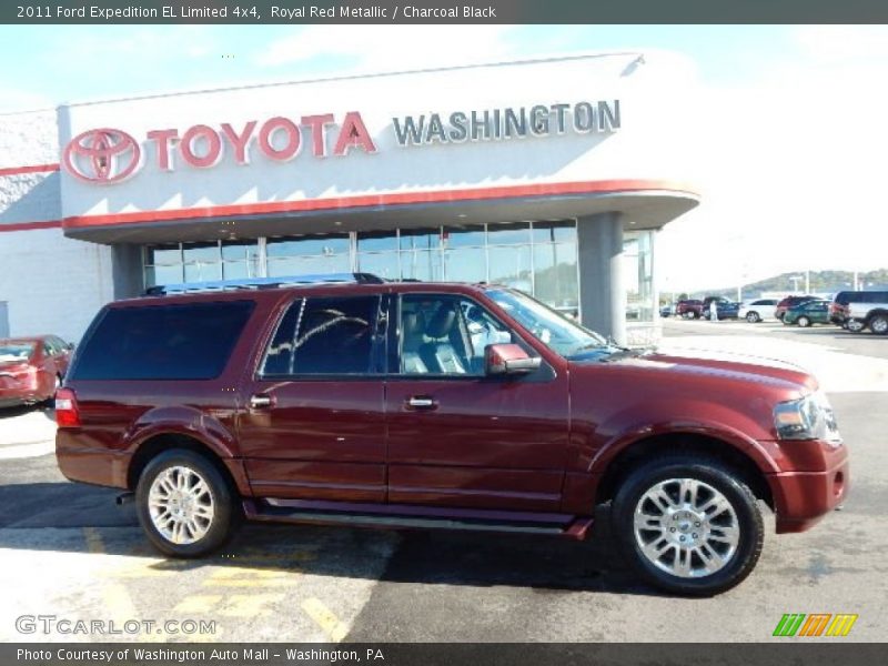 Royal Red Metallic / Charcoal Black 2011 Ford Expedition EL Limited 4x4