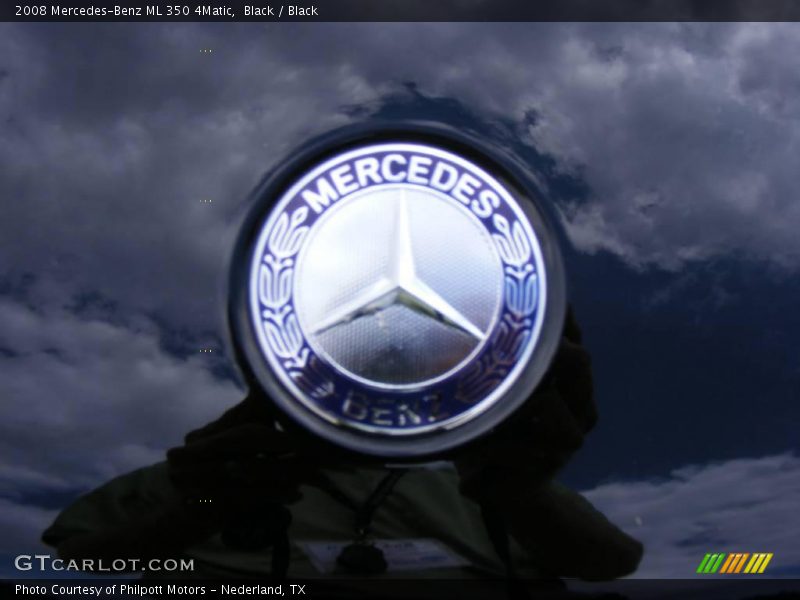 Black / Black 2008 Mercedes-Benz ML 350 4Matic