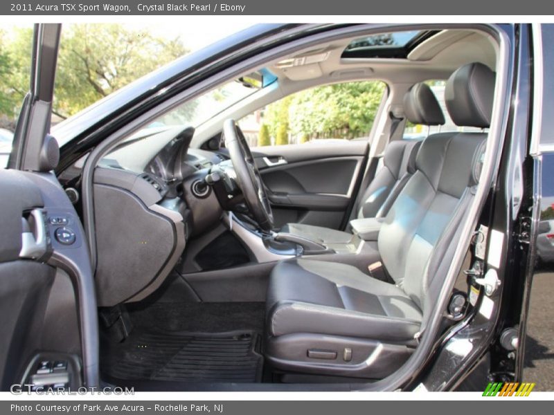 Crystal Black Pearl / Ebony 2011 Acura TSX Sport Wagon