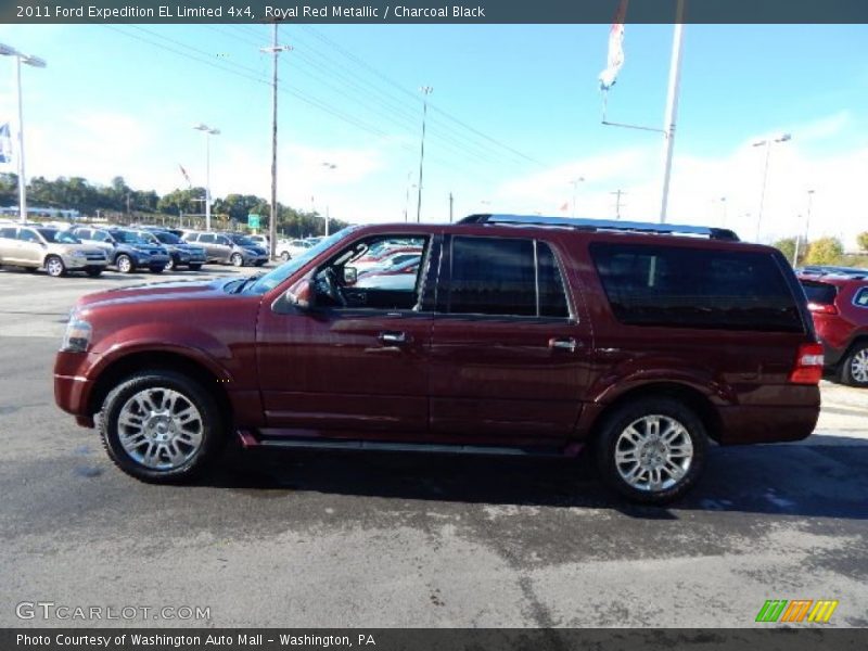 Royal Red Metallic / Charcoal Black 2011 Ford Expedition EL Limited 4x4