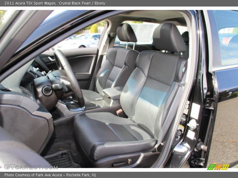 Crystal Black Pearl / Ebony 2011 Acura TSX Sport Wagon