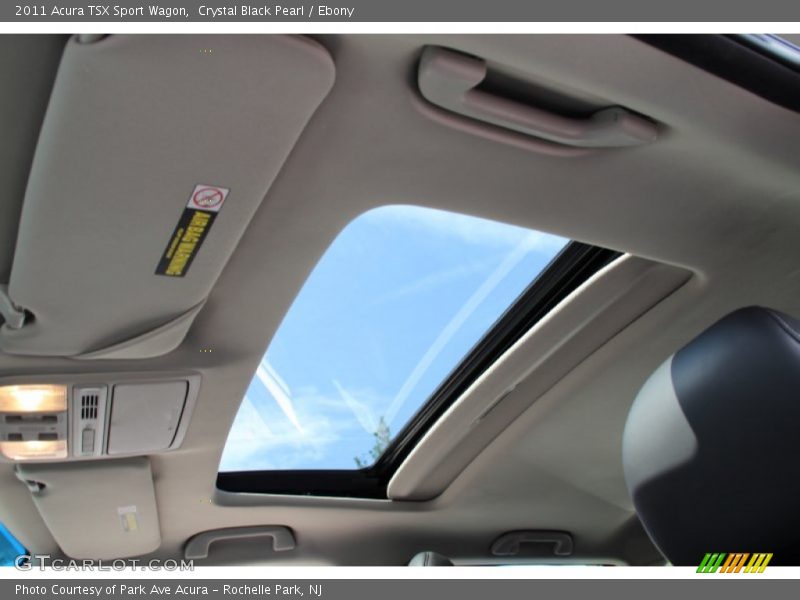 Crystal Black Pearl / Ebony 2011 Acura TSX Sport Wagon