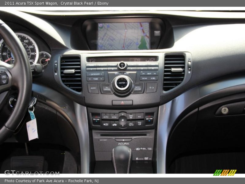 Crystal Black Pearl / Ebony 2011 Acura TSX Sport Wagon