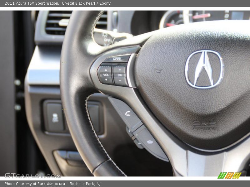 Crystal Black Pearl / Ebony 2011 Acura TSX Sport Wagon
