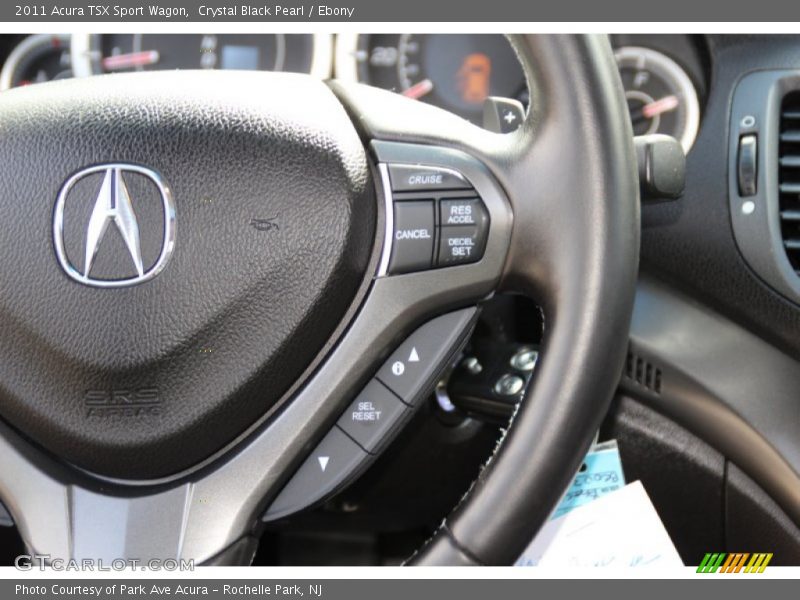 Crystal Black Pearl / Ebony 2011 Acura TSX Sport Wagon