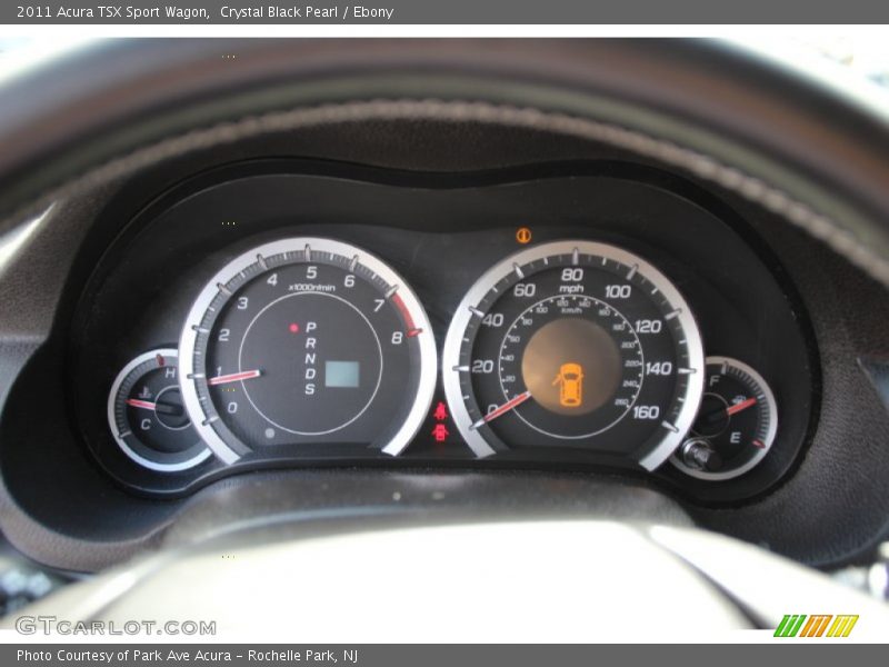 Crystal Black Pearl / Ebony 2011 Acura TSX Sport Wagon