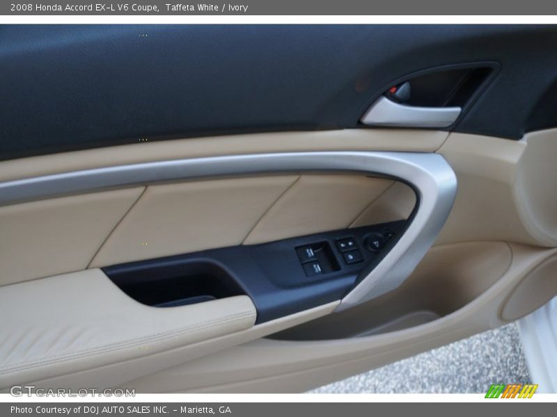 Taffeta White / Ivory 2008 Honda Accord EX-L V6 Coupe