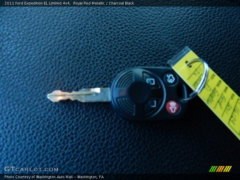 Royal Red Metallic / Charcoal Black 2011 Ford Expedition EL Limited 4x4