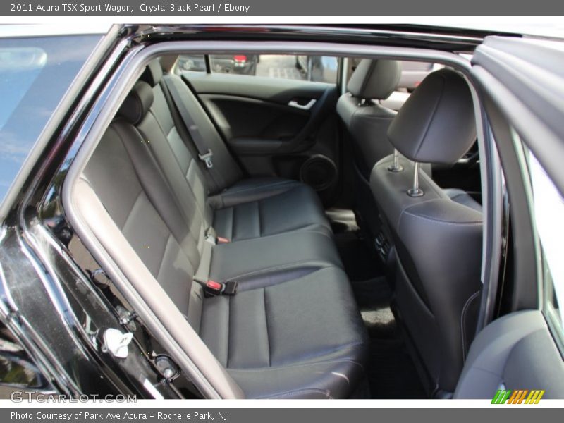 Crystal Black Pearl / Ebony 2011 Acura TSX Sport Wagon