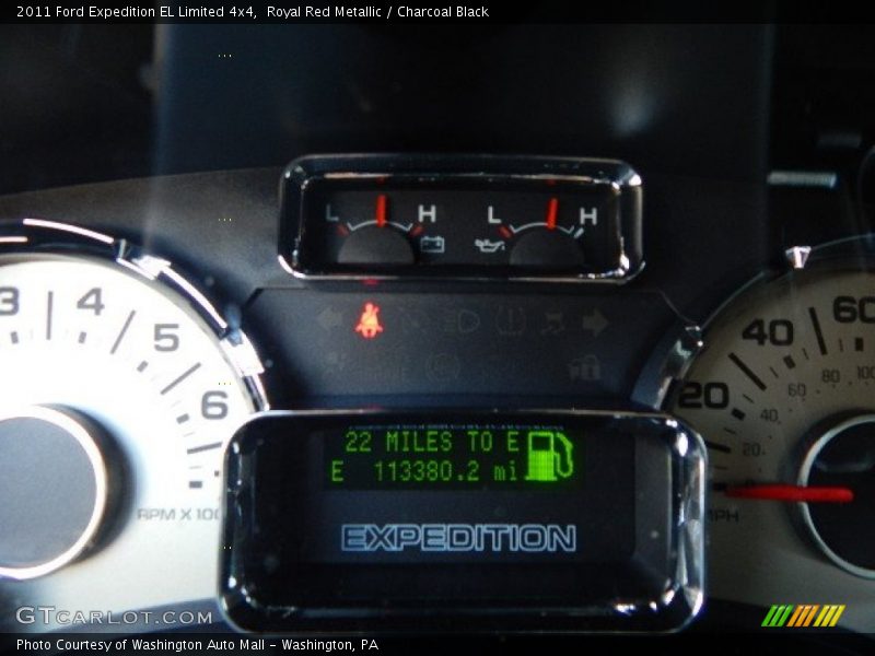 Royal Red Metallic / Charcoal Black 2011 Ford Expedition EL Limited 4x4