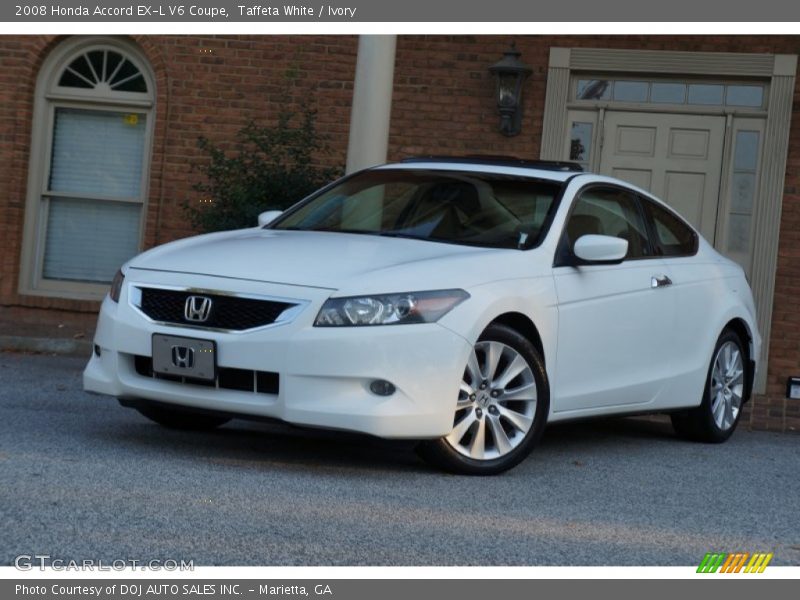 Taffeta White / Ivory 2008 Honda Accord EX-L V6 Coupe