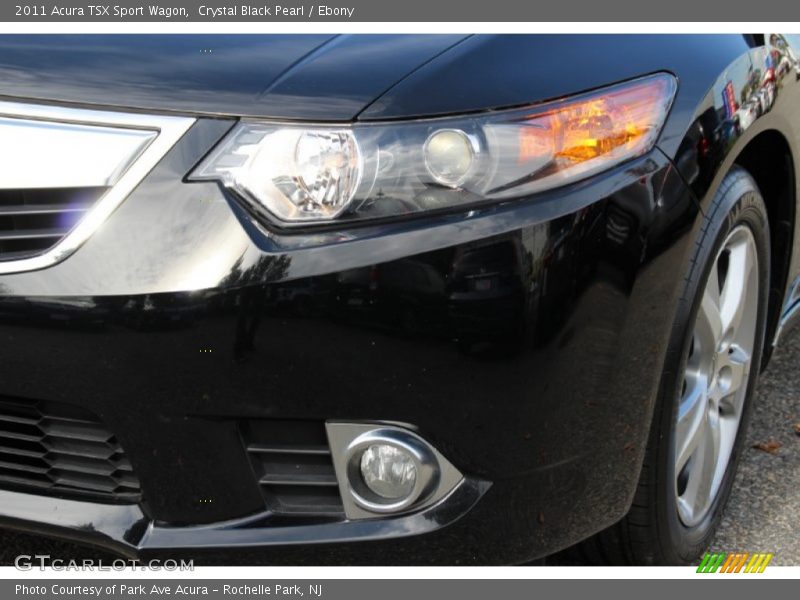Crystal Black Pearl / Ebony 2011 Acura TSX Sport Wagon