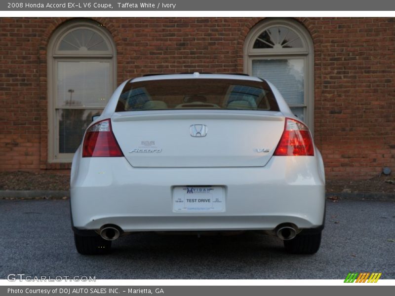 Taffeta White / Ivory 2008 Honda Accord EX-L V6 Coupe