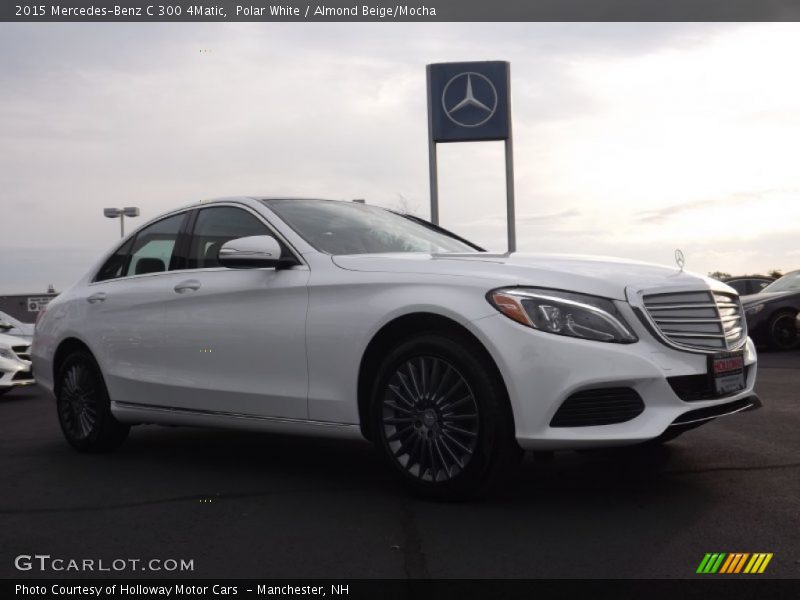 Polar White / Almond Beige/Mocha 2015 Mercedes-Benz C 300 4Matic