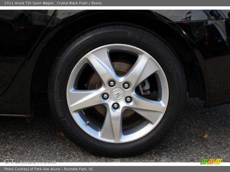 Crystal Black Pearl / Ebony 2011 Acura TSX Sport Wagon