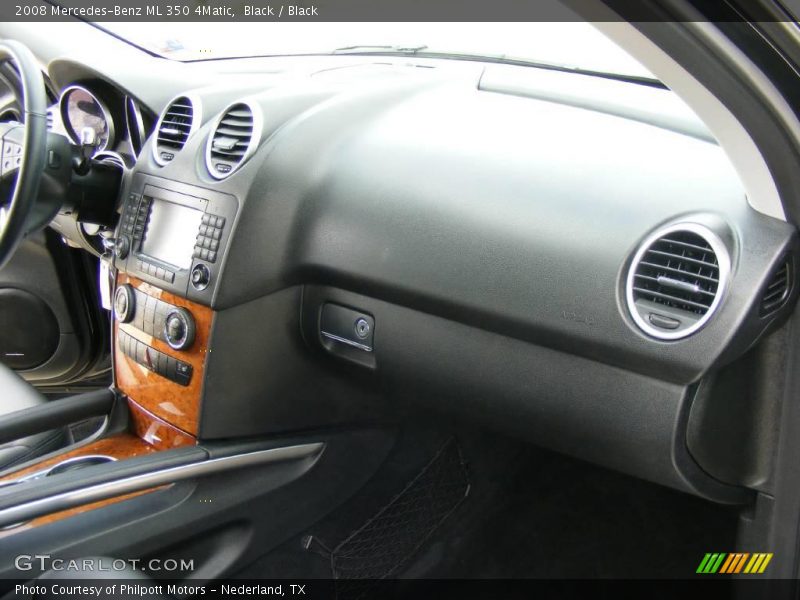 Black / Black 2008 Mercedes-Benz ML 350 4Matic