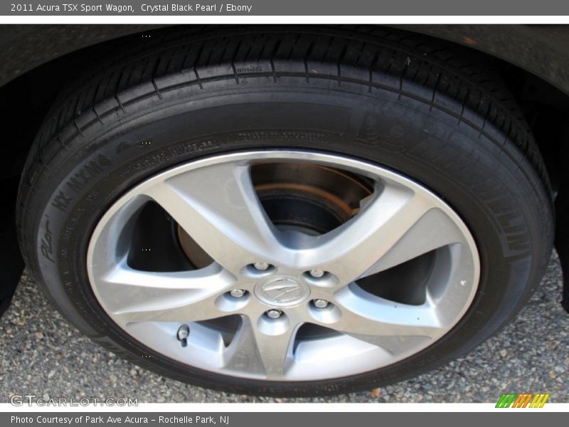 Crystal Black Pearl / Ebony 2011 Acura TSX Sport Wagon