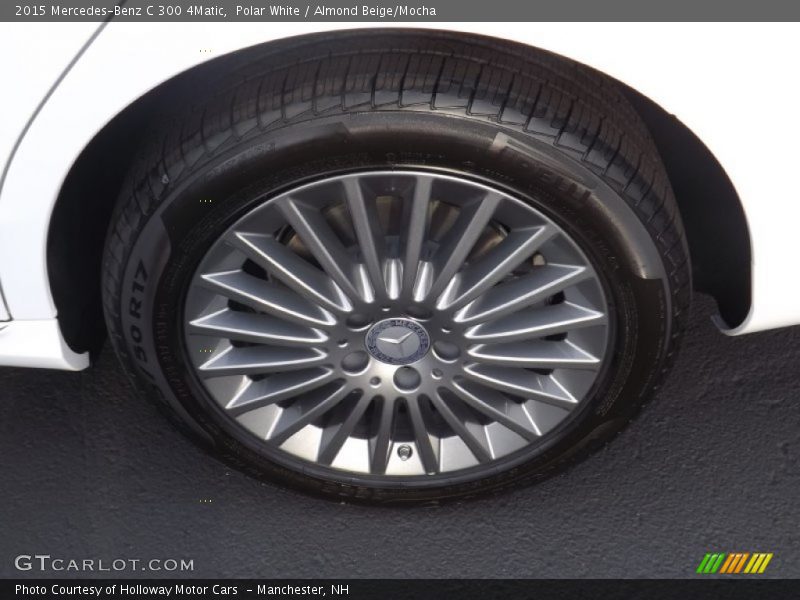 Polar White / Almond Beige/Mocha 2015 Mercedes-Benz C 300 4Matic