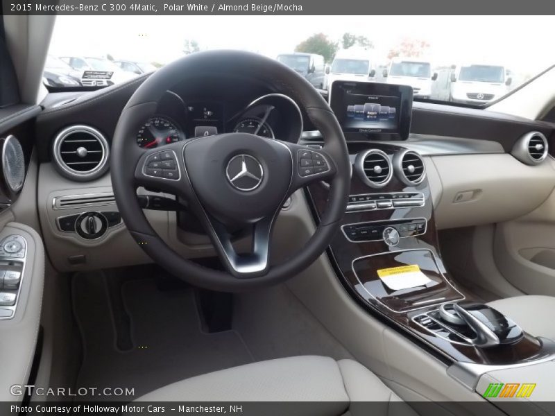 Polar White / Almond Beige/Mocha 2015 Mercedes-Benz C 300 4Matic