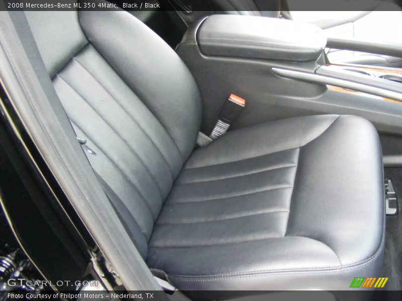Black / Black 2008 Mercedes-Benz ML 350 4Matic