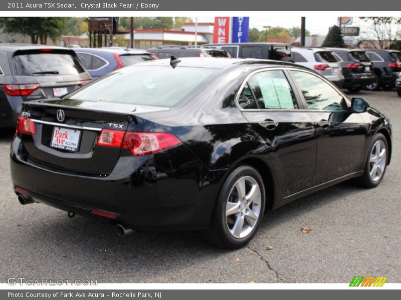 Crystal Black Pearl / Ebony 2011 Acura TSX Sedan
