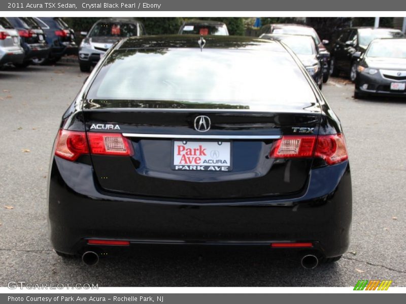 Crystal Black Pearl / Ebony 2011 Acura TSX Sedan
