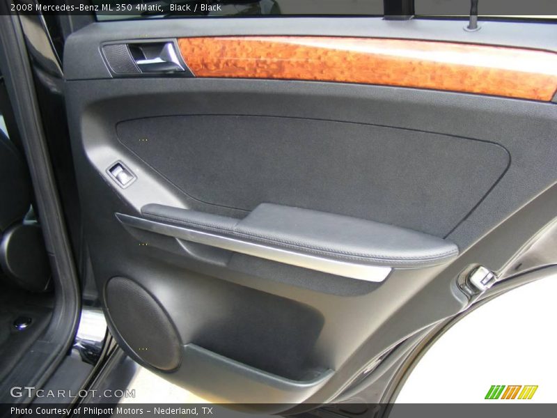 Black / Black 2008 Mercedes-Benz ML 350 4Matic