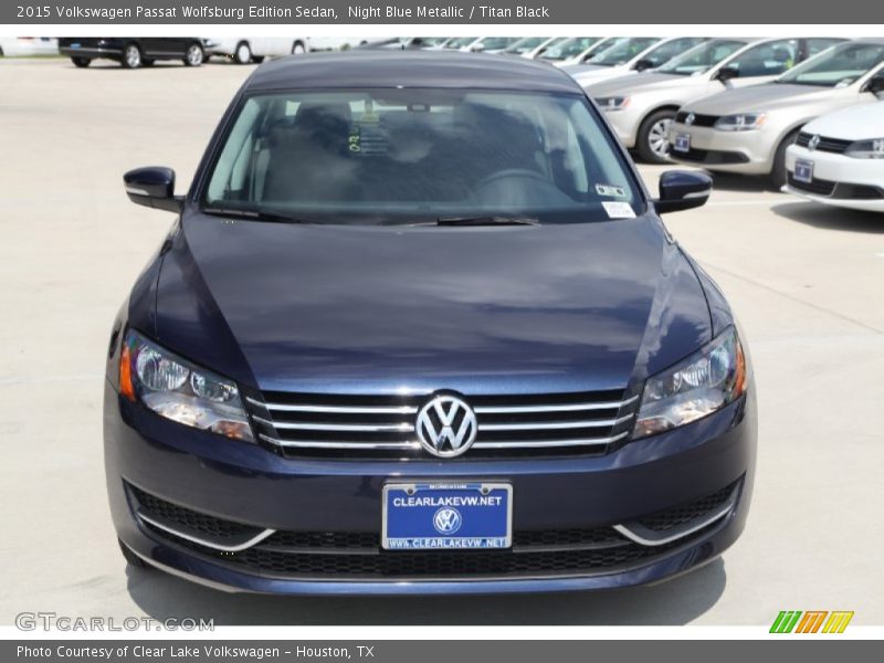 Night Blue Metallic / Titan Black 2015 Volkswagen Passat Wolfsburg Edition Sedan