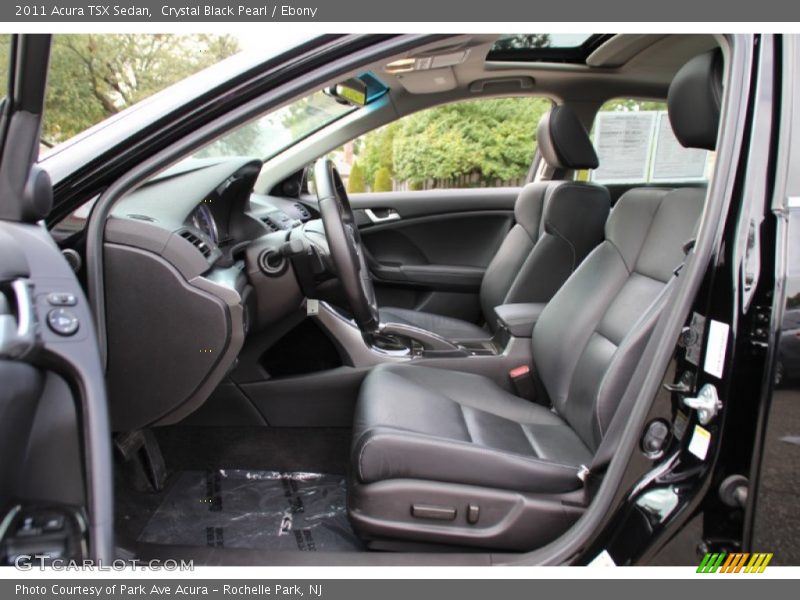 Crystal Black Pearl / Ebony 2011 Acura TSX Sedan