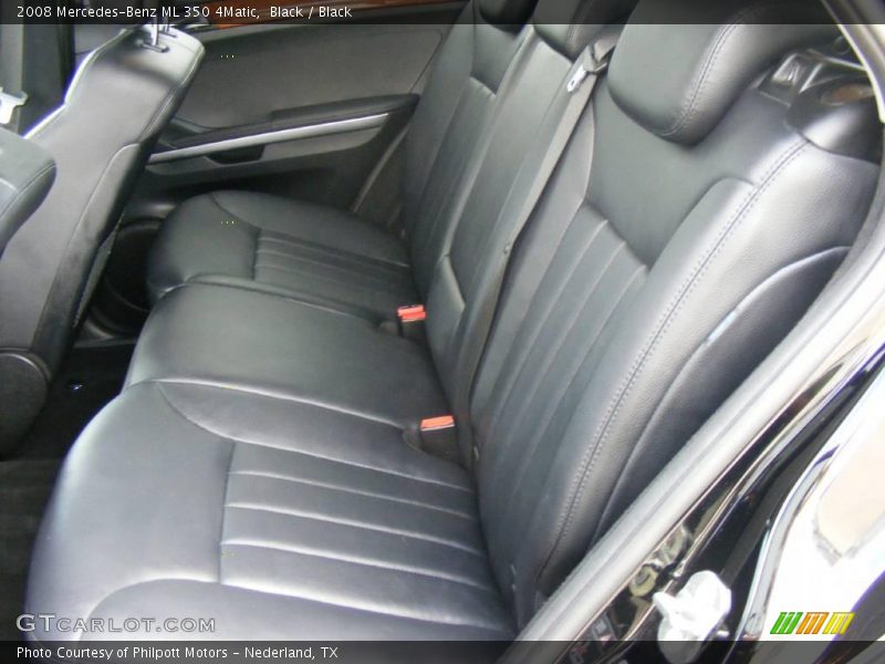 Black / Black 2008 Mercedes-Benz ML 350 4Matic