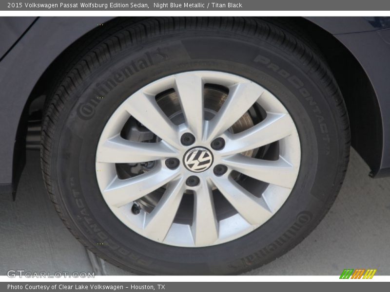 Night Blue Metallic / Titan Black 2015 Volkswagen Passat Wolfsburg Edition Sedan