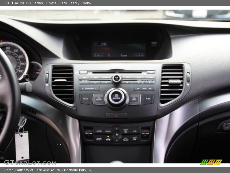 Crystal Black Pearl / Ebony 2011 Acura TSX Sedan
