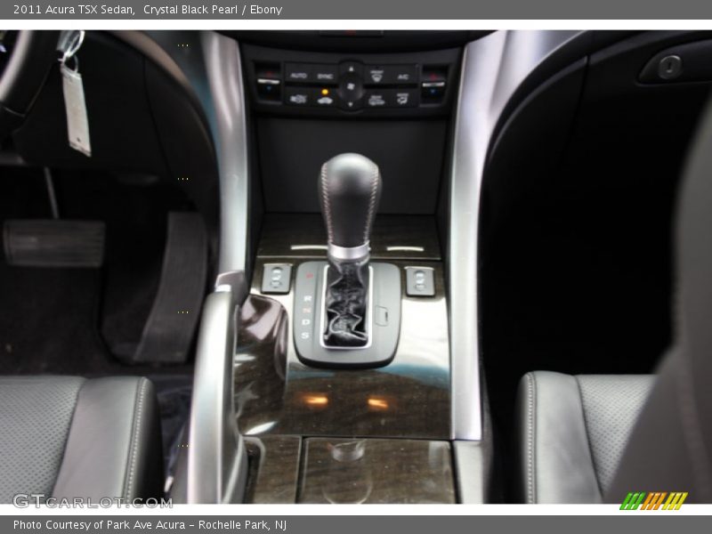 Crystal Black Pearl / Ebony 2011 Acura TSX Sedan